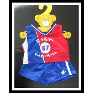 Build A Bear Workshop Volleyball Uniform Red White & Blue '97