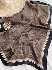 Women's Silk Scarf, Sleeping Silk Shawl, Thin Soft Comfortable, Fashion Accessory, Classic Design, Perfect for Commuting and Gifts