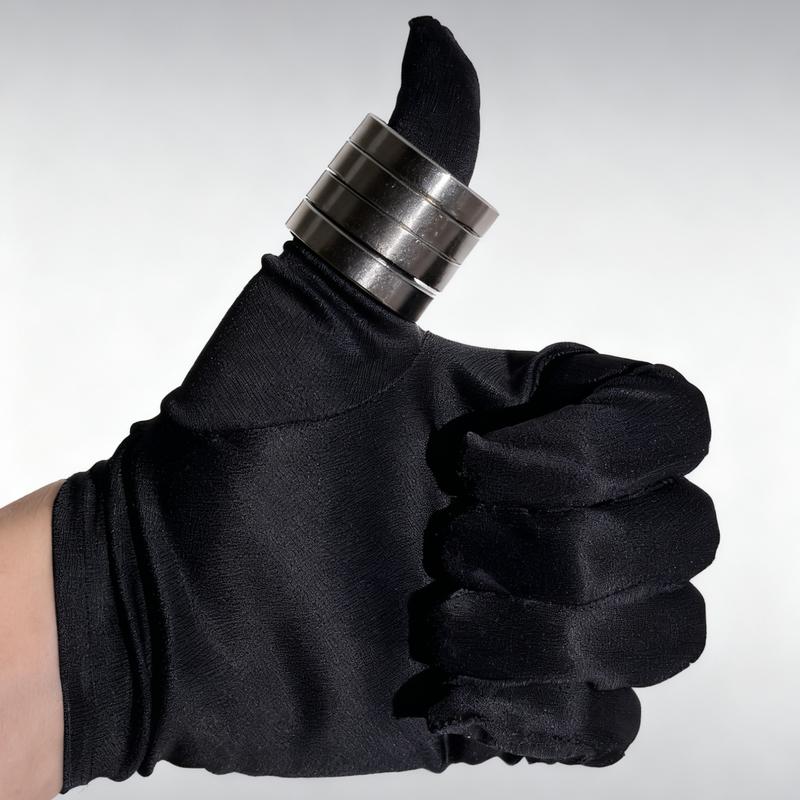 SS Gold-Finish Four-Ring Thumb Ring – Elegant Gold Shine & Distinct Four-Band Design for Versatile Styling