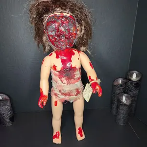 Creepy horror doll Face off Frankie