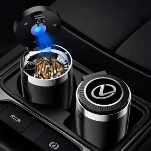 Car Ashtray with Lid, Multi-Functional Anti-Fly Ashtray for Lexus Cars, Car Interior Accessories, 1 Piece Pack