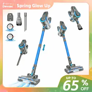 [SpringGlowUp] Devoac N300 Cordless Vacuum, 8-in-1 Rechargeable Stick Vacuum, Lightweight and Designed for Everyday Home Cleaning, with up to 20kPa Suction and up to 40 Minutes of Runtime, for Hardwood Floors, Carpets, Tiles, cars, and Pet Hair