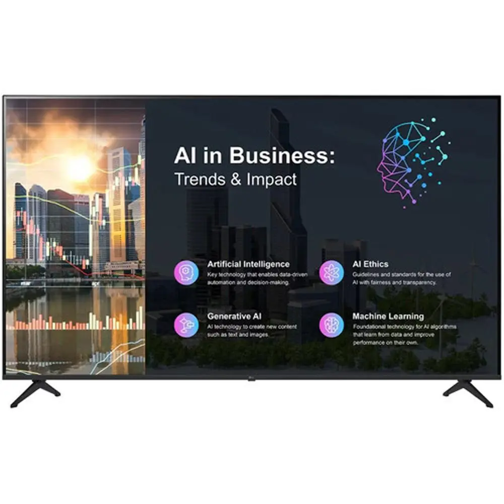 LG PK640S Series 50" UHD 4K HDR Commercial Signage TV