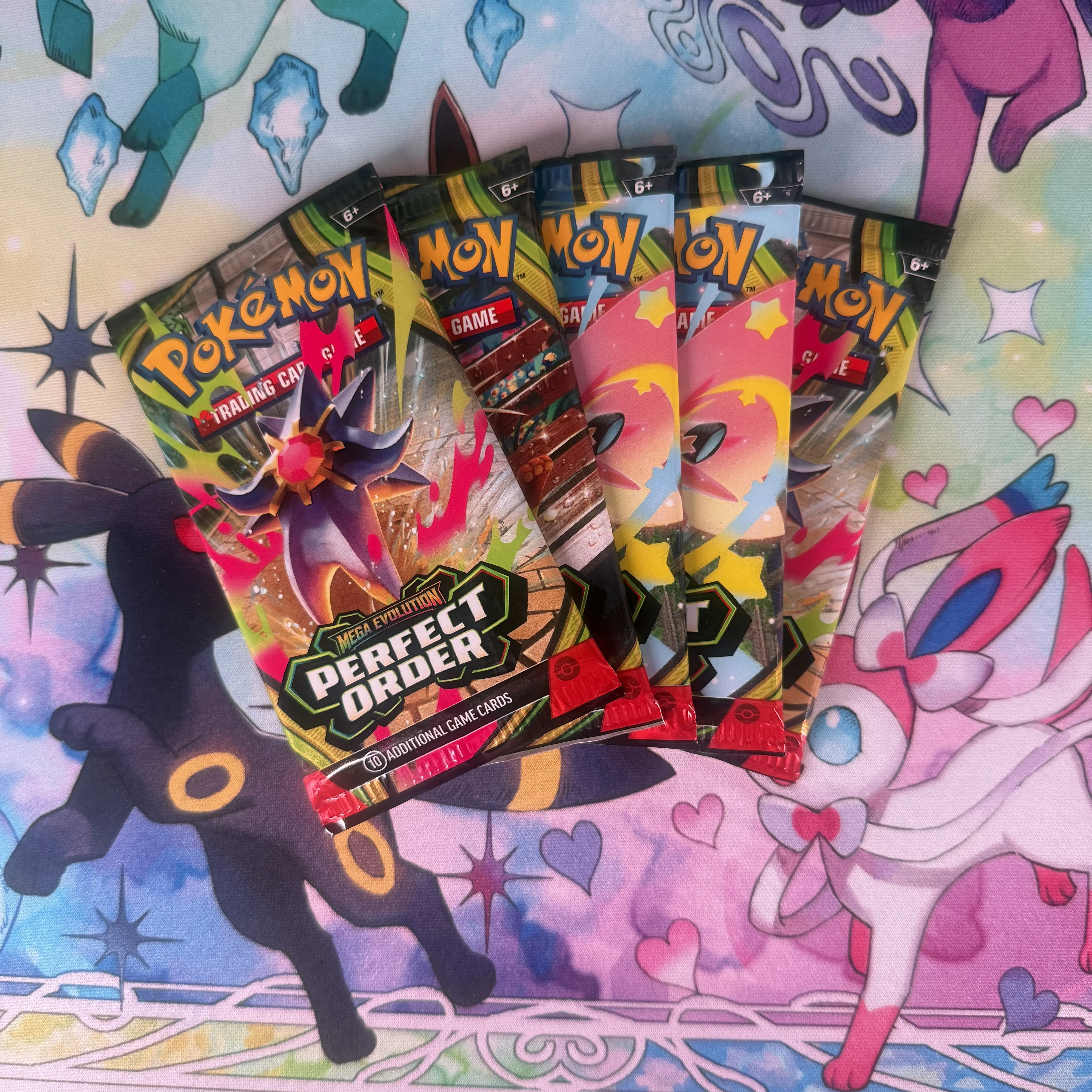5 Perfect Order Booster Packs - Ripped Live, Cards and Collectables