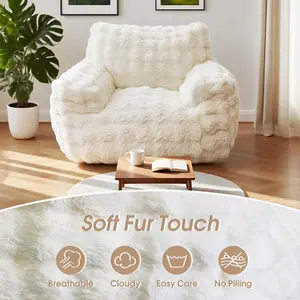 Cloud sofa, boneless recliner upholstered sofa bed, soft corduroy, no assembly required, indoor sleeper chair kid teen adult
