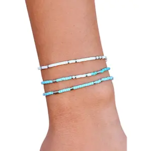 Mixed Seed Bead Stretch Bracelet