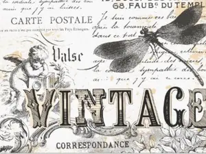 Dixie Belle Large Decoupage Paper 20 x 30 Vintage with Instructions for Furniture Crafts & Home Decor