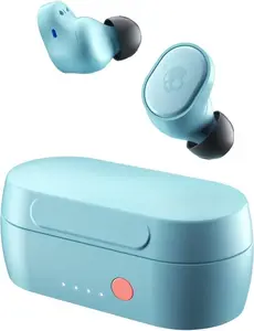 Sesh Evo in-Ear  Earbuds, 24 Hr , Microphone, Works with  Android and  Devices - Bleached Blue