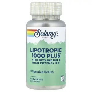 Solaray Lipotropic 1000 Plus™, 100 Capsules