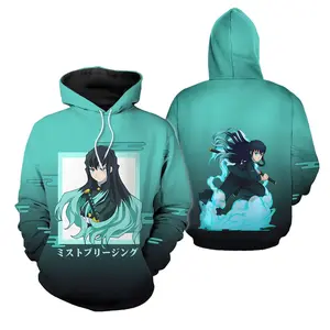Anime Tokito Men Muichiro 3D Hoodie