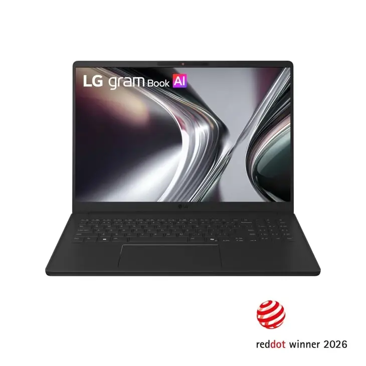 LG gram Book 16 Inch Copilot+ PC, Windows 11 Home, Dual AI Touchscreen Laptop, AMD Ryzen™ AI 7, 32GB RAM, 1TB SSD, Black