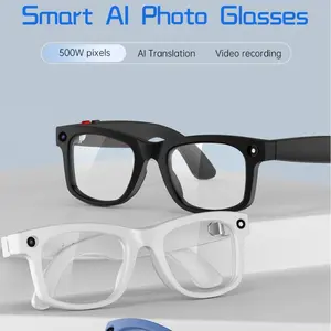 2026 Hot-Selling AI Smart Sports Glasses with Bluetooth for Calls and Music, Cross-Border Translation Sunglasses for Driving and Cycling