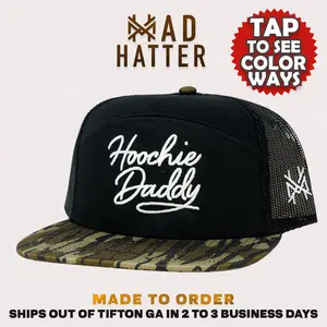 Hoochie Daddy Embroidered Trucker Hat Personalized Cap