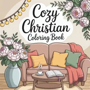 Cozy Christian Coloring Book: Bible Verse Devotional for Teens and Adults with Bold & Easy Designs Paperback