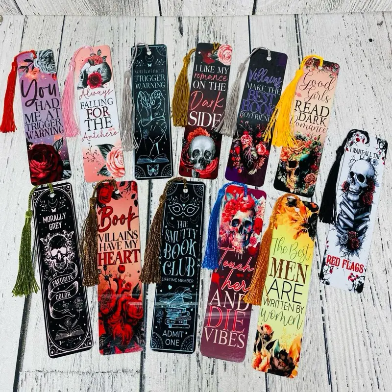 Metal Dark Romance Bookmarks Metal Dark Romance Bookmarks