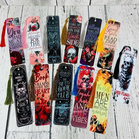 Metal Dark Romance Bookmarks