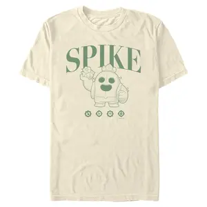Men's Brawl Stars Spike Outline Art Badges T-Shirt