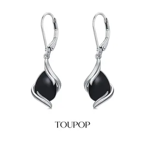 Teardrop Earrings for Women 925 Sterling Silver Gemstone Dangle Earrings Fine Jewelry Birthday Christmas Gifts for Women Mom