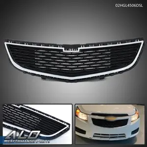 Front ABS Hood Mesh Grill Lower Bumper Grille Fit For 2015 Chevrolet Cruze