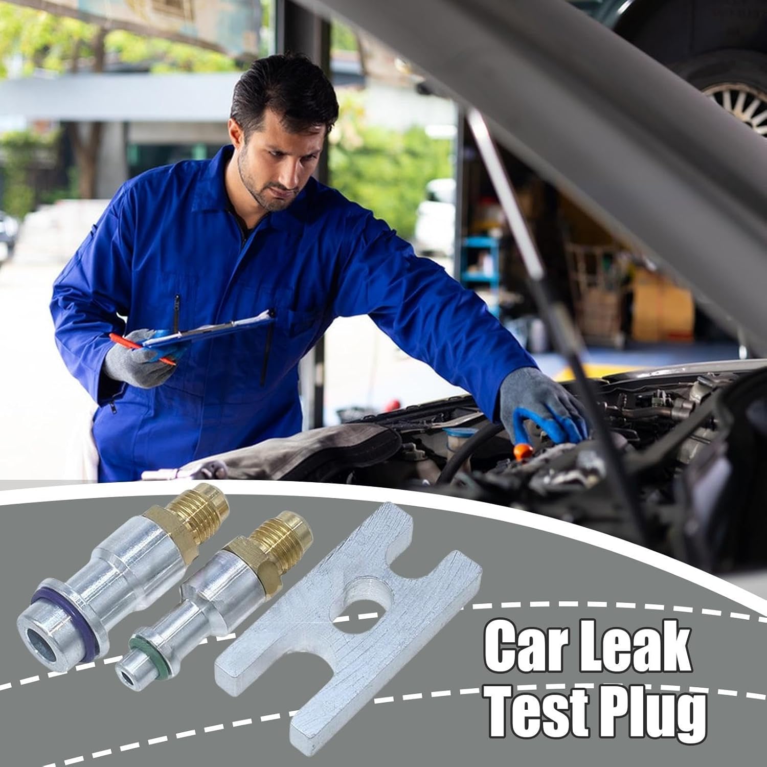 Car Air Conditioner Leak Test Plug Stoppers Air Conditionings Leak Detection Refrigerations HoseConnector Air Conditionings Leak Detection Tool,car accessories