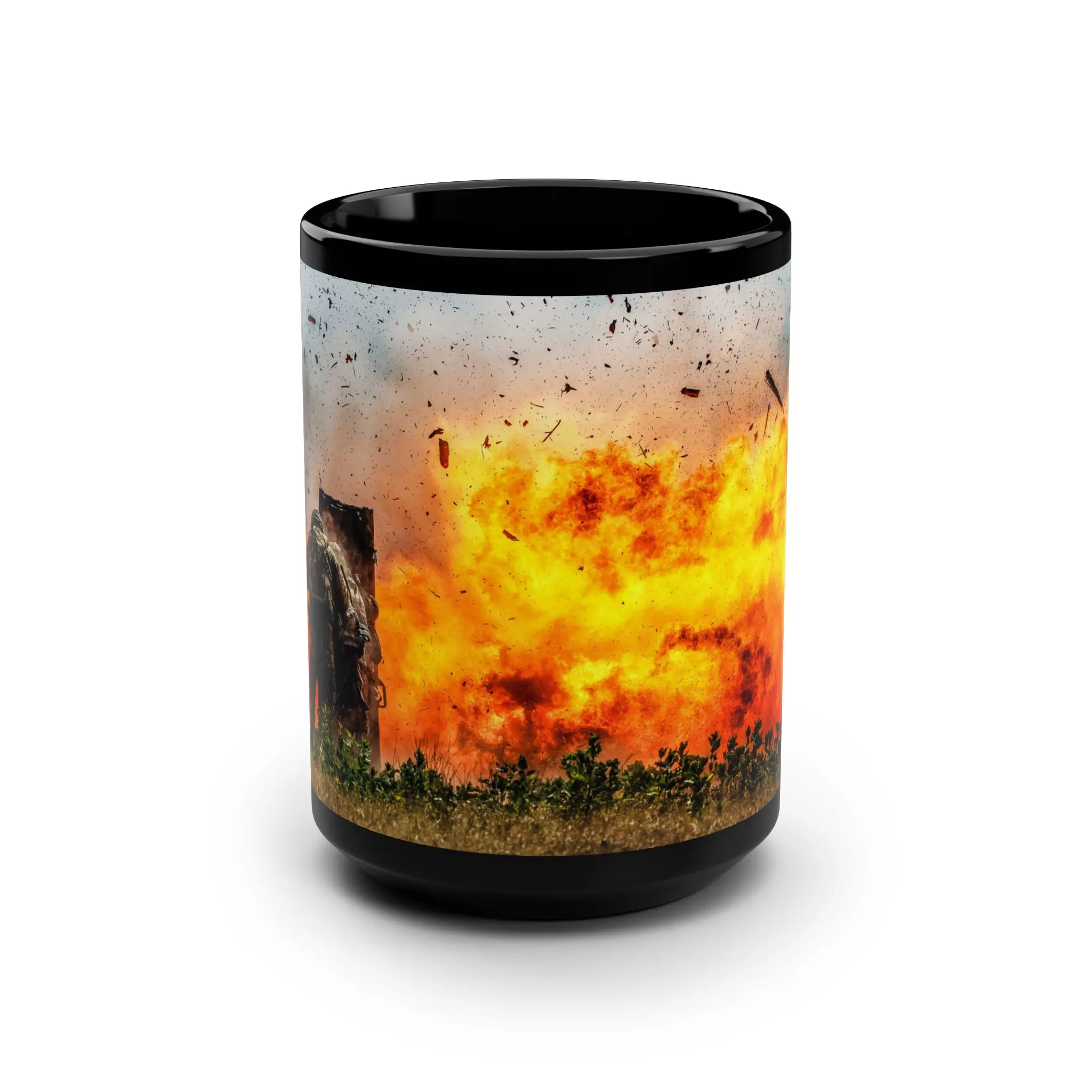 Army Combat Engineer Demolition Mug | 15oz Black Mug