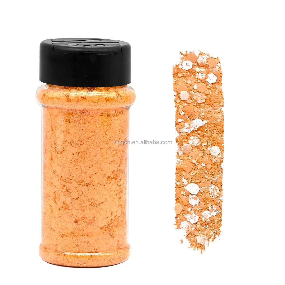 US Warehouses 24 Bottles Holographic Chunky Glitter for Art Nail Slime Tumbler Jewelry Making Epoxy Resin Sequin Flake Sparkle