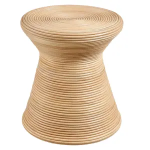 Tali Round Rattan Side Table