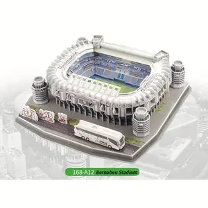 DIY 3D Puzzle Kit, Bonabe Stadium Clothing Model, Educational Toy for Teens & Sports Enthusiasts, High-Quality 3D Puzzles