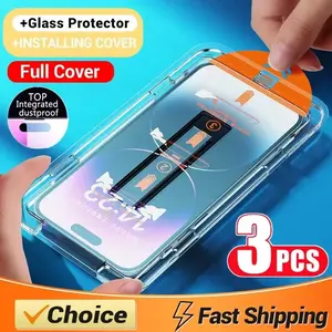 3PCS 8K Dust Free Glass For Samsung S24 Ultra S23 FE S22 S20 FE A55 A54 A52 A53 A16 A15 A35 A32 A14 A13 A06 A72 Screen Protector