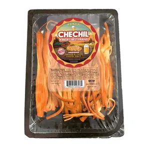Chechil Smoked & Salty Cheese Jerky Sticks 4 Pack (3 oz Each) – Hickory-Smoked for Rich Flavor, Naturally Chewy, Savory & Fun to Peel, Perfect for Snacking, Sharing & Entertaining