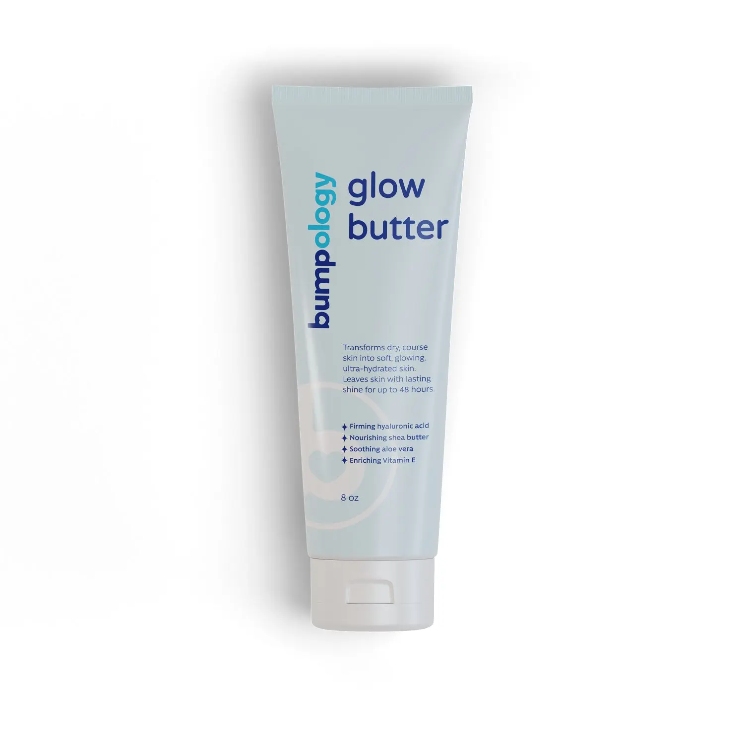 Bumpology Glow Butter | Shea, Mango & Cocoa Butter + Hyaluronic Acid & Vitamin E | Physician Formulated | 48-Hour Firming & Luminous Body Cream | Made in USA