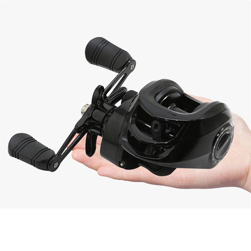 Water Drop Wheel Fishing Baitcasting Reel 18+1 Shaft 7.2:1 High Gear Metal Line Cup Sea Jig Wheel Left Hand