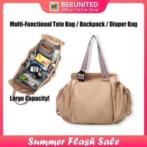 Fashionable Tote Backpack, Multi-Functional Large-Capacity Travel & Mommy Bag, Women��s Backpack/Crossbody/Shoulder Bag for Daily & Travel Use