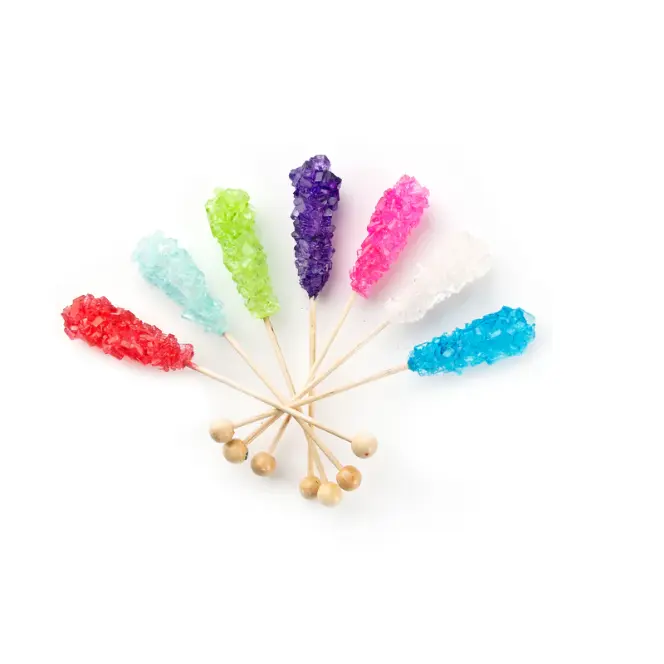 Rock Candy Swizzle Sticks - 10 Sticks
