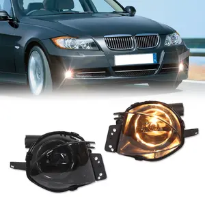 2PCS Smoke Fog Lights Bumper Lamps For 2006 2007 2008 BMW E90 323i 325i 328i 330i 335i,Replace OEM 63176948373; 63176948374