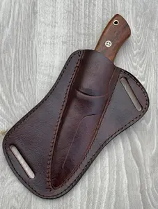 Custom Handmade Fixed Blade Hunting Knife - 9 Inches hand Forged Full Tang Knives For Hunting, Outdoor Camping, Hiking, Fishing, Bushcraft Knives With Leather Sheath