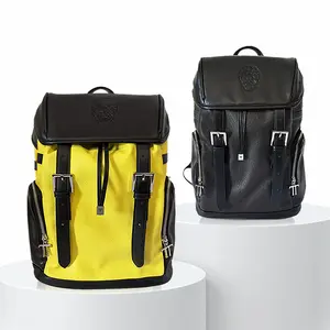 Men's Premium Vegan Leather Backpack - High-Quality Synthetic Material, Luxurious Style, Exceptional Durability, Waterproof, Spacious Storage for 15-17 in Laptops & Daily Work Travel Essentials