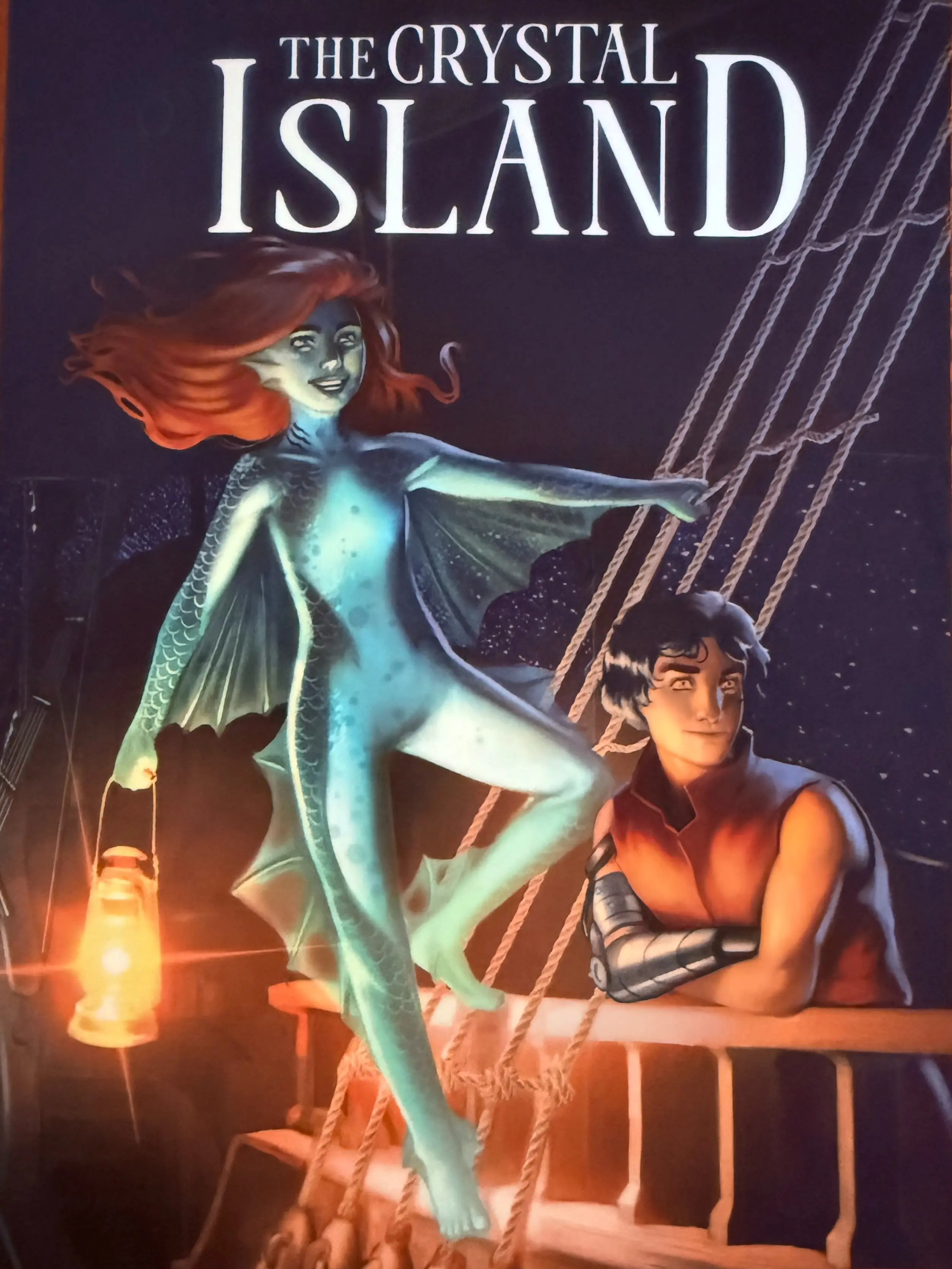Signed Hardcover The Crystal Island: Book Two in The Talent Continuum