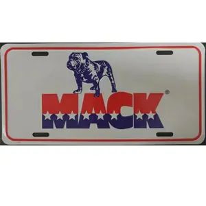 Vintage Mack Pitbull License Plate – Dog Car Accessories, Wall Sign,  Truck Tag, Vanity Plate, Perfect Gift – Lightweight Aluminum, Easy Installation