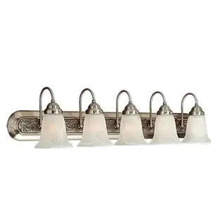 Millennium Lighting 5 Light Bathroom Vanity Light Model: 325-SN/GR