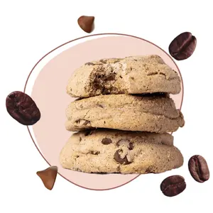 Big Joe Cookie - Chocolate-Brown Cookie with Chocolate Chips - Ideal for Snacks and Coffee Desserts