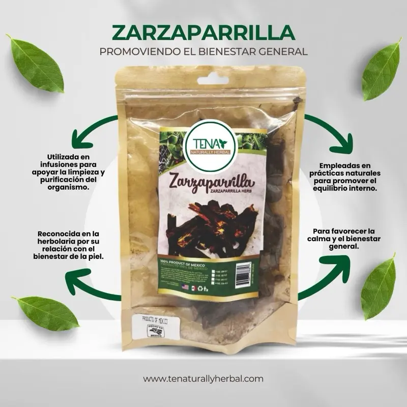 Sarsaparilla Root Premium 4 oz Herbal Tea Bag – Supports Natural Cleansing & Promotes General Wellness – Naturally Caffeine-Free Beverage