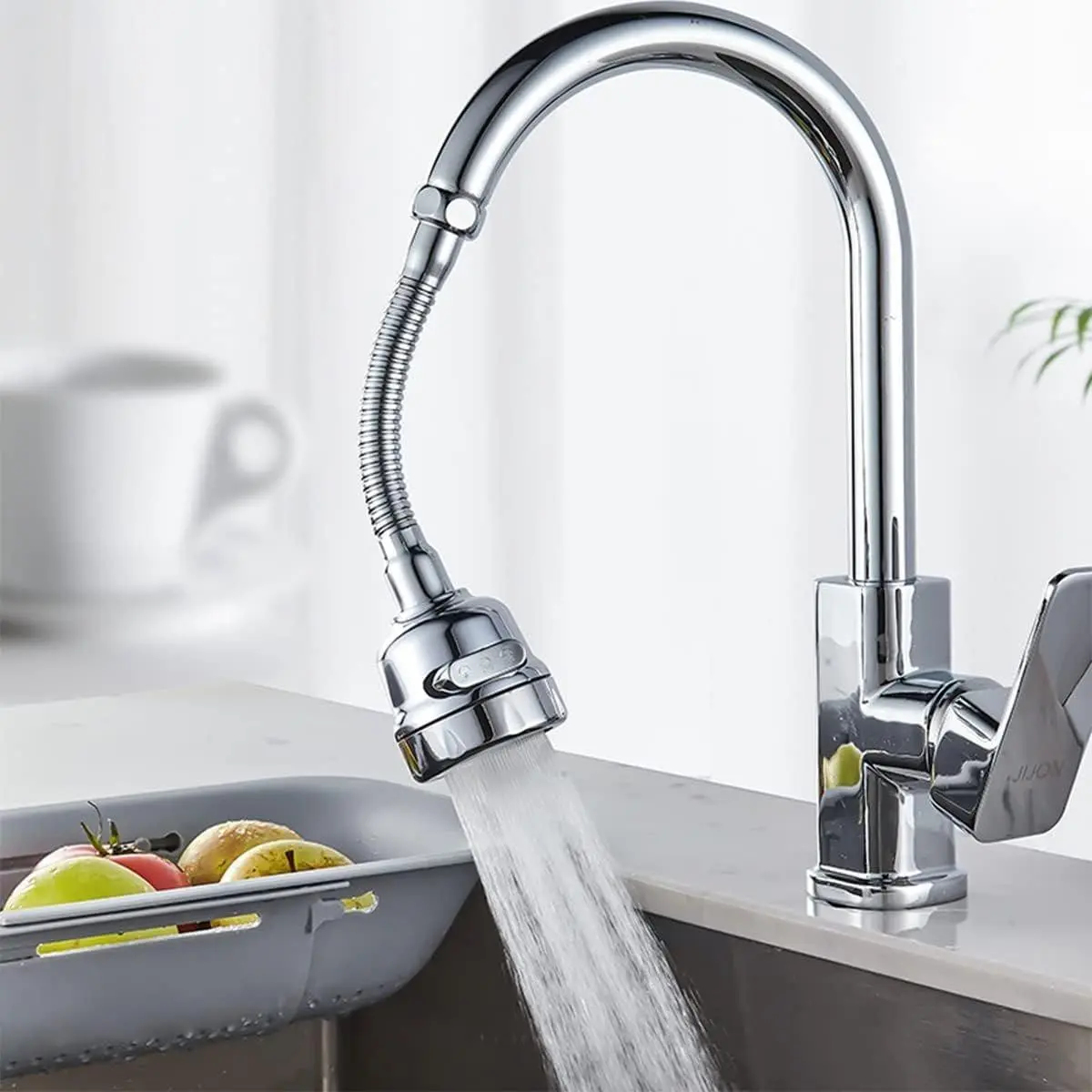 Kitchen Faucet Sprayer Attachment ABS Material 360° Rotatable Head 3 Modes Water Saving & Anti-Splash Design for Sink Faucets
