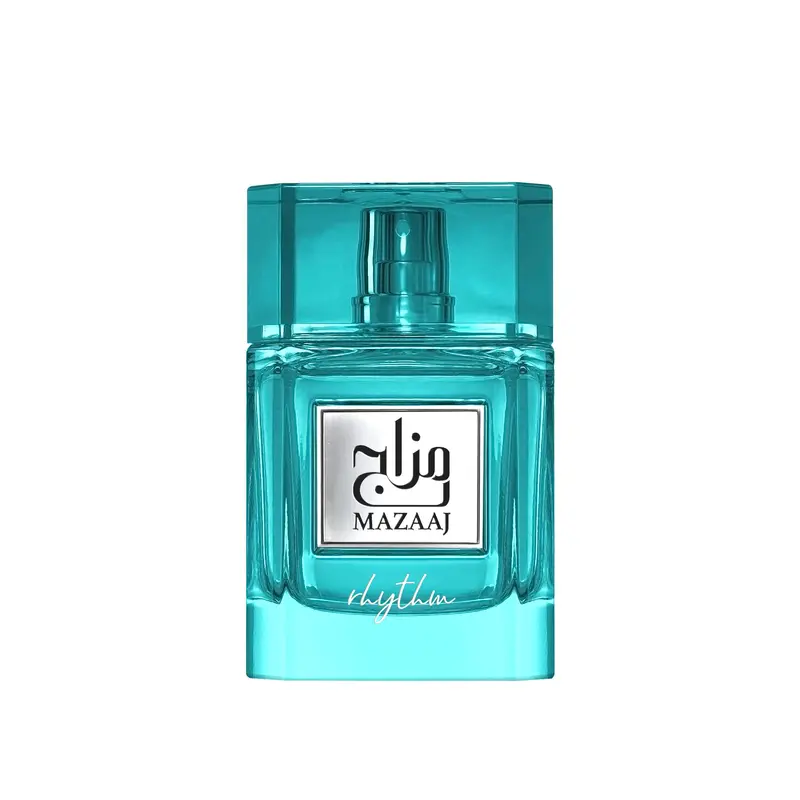Zimaya Mazaaj Rhythm Eau de Parfum, 100ml (3.4 oz) – Unisex Fresh Amber Citrus Fragrance