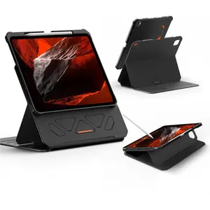 SUPCASE for iPad Pro 13 Inch Case (M5/M4) 2025/2024 with Pencil Holder, [Adjustable Stand] [Detachable Back Cover] [Auto Wake/Sleep] Rugged Magnetic Protective Case with 6 Viewing Angles, Black