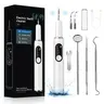 CURVY MOON New Upgrade Electric Oral Plaque Remover Teeth Cleaner Kit with Cleaning Brush, 5 Adjustable Modes, Type-C Compatibility, Powerful Dental Calculus Removal, Daily Dental Care for Youth’s Healthy Teeth and Gums
