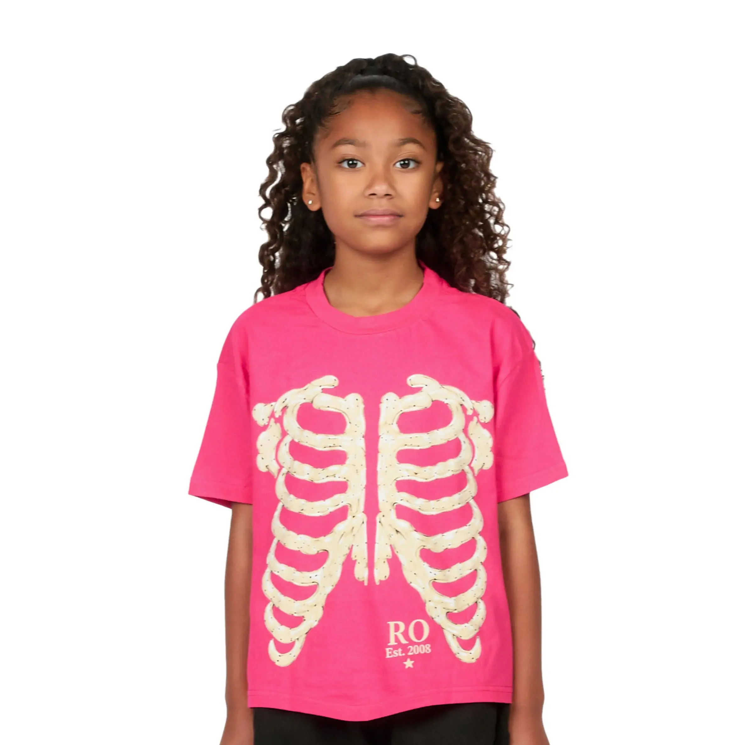 Girls Vermy Fuchsia Grapchic T-Shirt