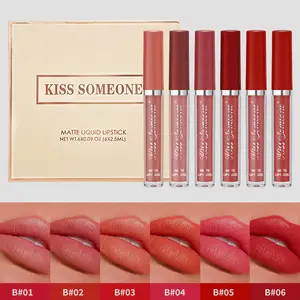 Multicolor Matte Liquid Lipstick Set, Velvet Matte Lip Gloss Kit, Long Lasting Waterproof Transfer Proof, Non-Sticky Hydrating Nude Red Lip Stain Set, Everyday Makeup Gift Set for Women, TikTok Viral Beauty