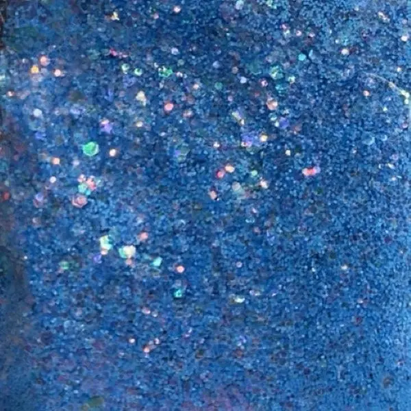 Light blue dusty glitters