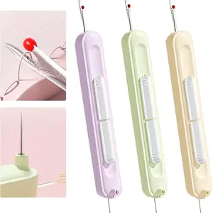 Multifunctional Two-In-One Needle Threader, New Home Sewing Tool, Sewing Supplies Crafts, Handmade Stitching Helper, Ideal for Threading Needles